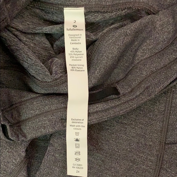 Lululemon size 2 leggings - Picture 2 of 4